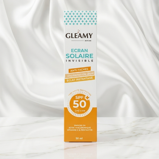 Gleamy SPF50+ – Protection Invisible Anti-Taches