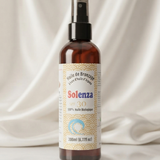 Solenza Huile de Bronzage SPF 30 – Huile de Coco Bio | 200 ml