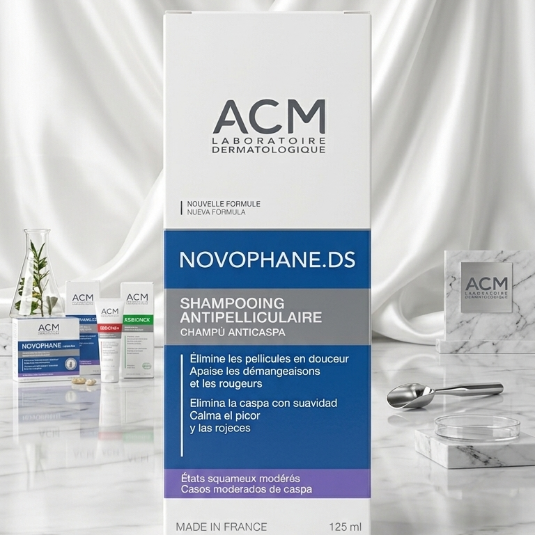 ACM Novophane DS 125ml – Anti-Dandruff Shampoo