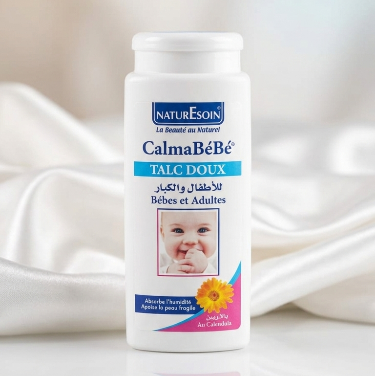بودرة أطفال بالآذريون من CalmaBébé