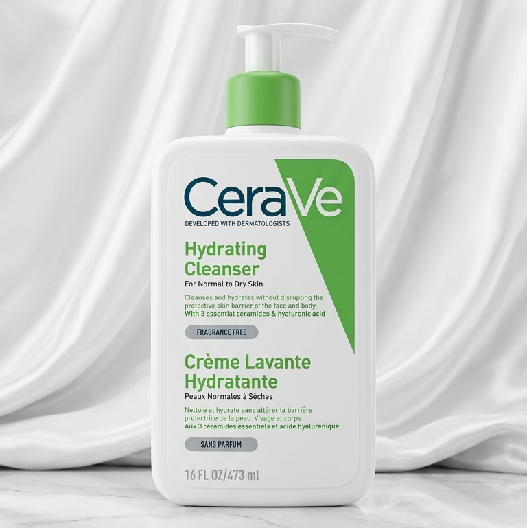 CeraVe 473 مل - غسول كريمي مرطب ومنظف