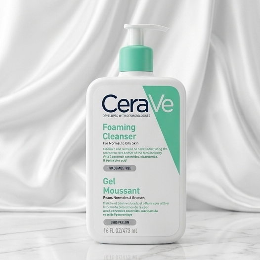 CeraVe جل رغوي 473 مل – للبشرة العادية إلى الدهنية