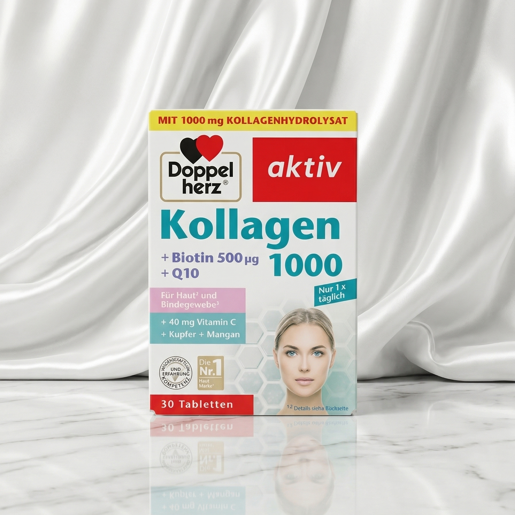 Doppelherz 30 Comprimés – Collagène Beauté