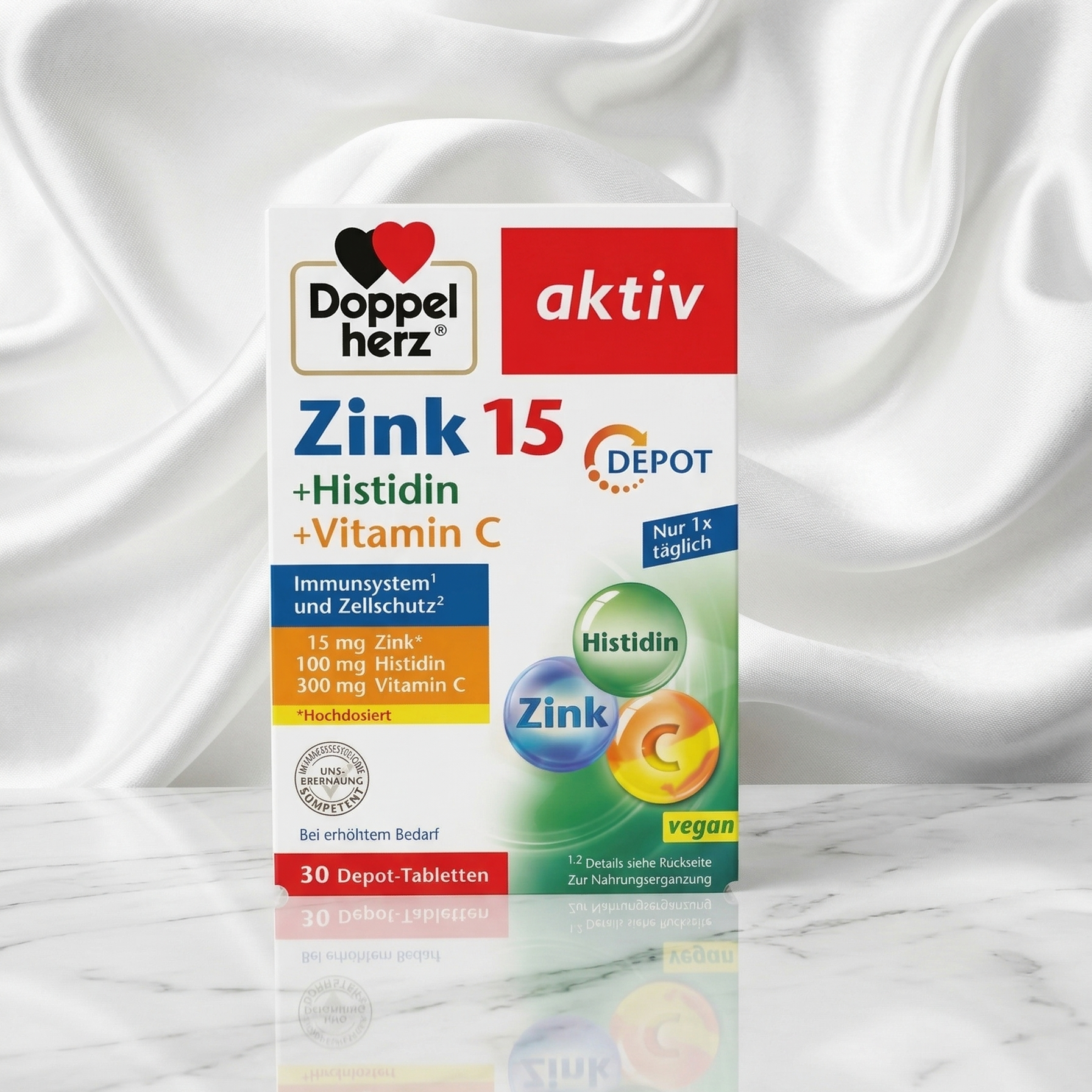 Doppelherz Aktiv Zinc + Histidine + Vitamine C