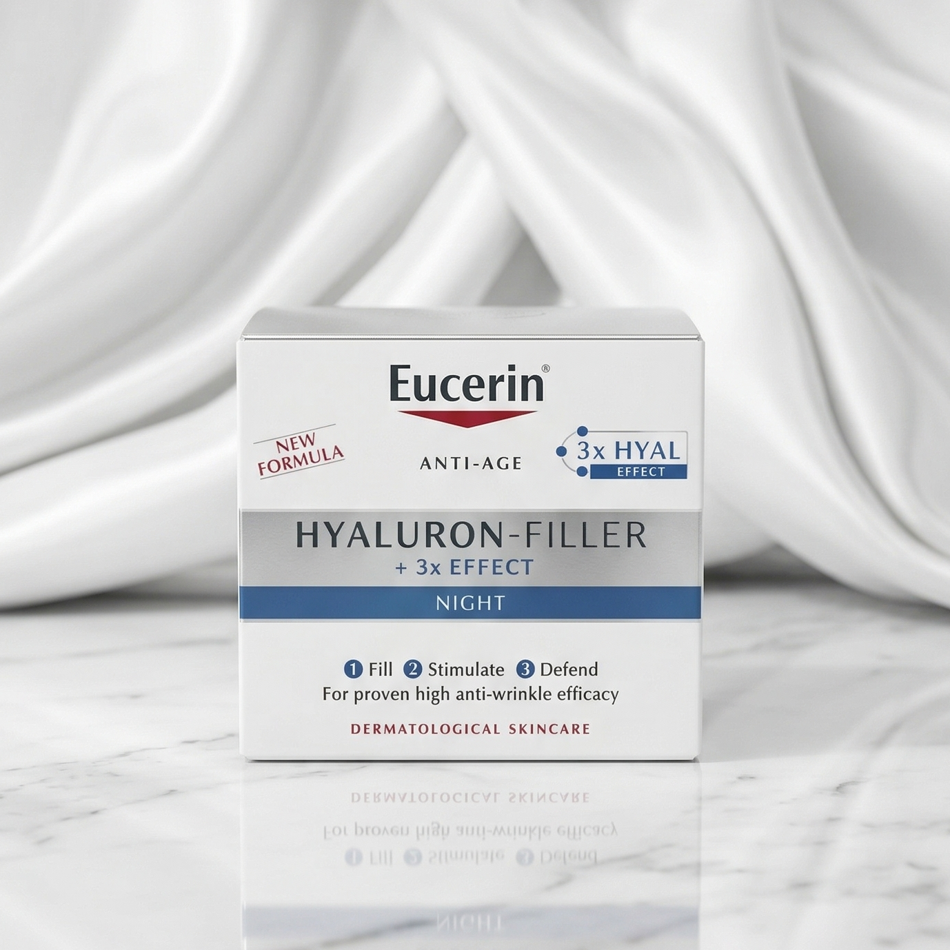 Eucerin Hyaluron-Filler 3x Effect Nuit 50ml – عناية مقاومة للشيخوخة