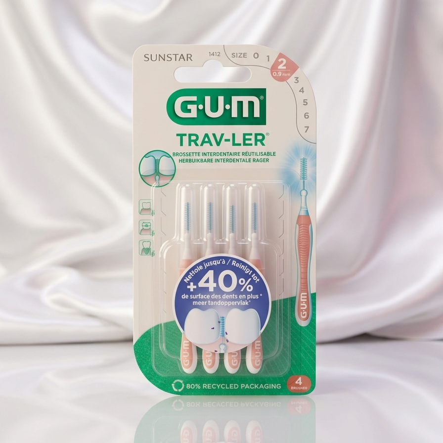 GUM Trav-Ler – Interdental Brushes 0.9mm