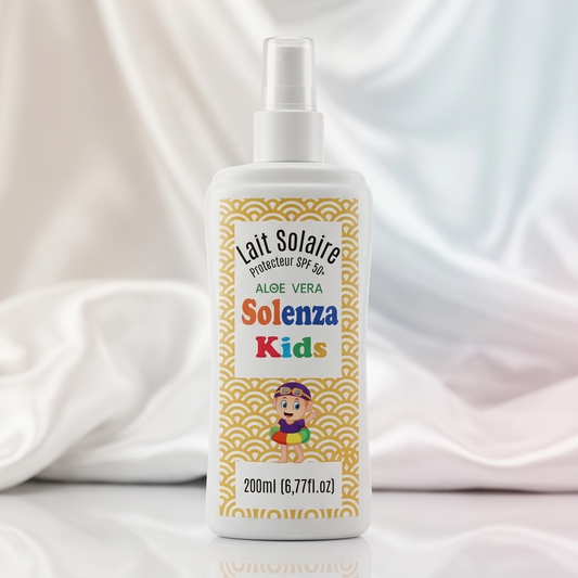 Solenza Kids Lait Solaire SPF 50+ – Aloe Vera | 200 ml