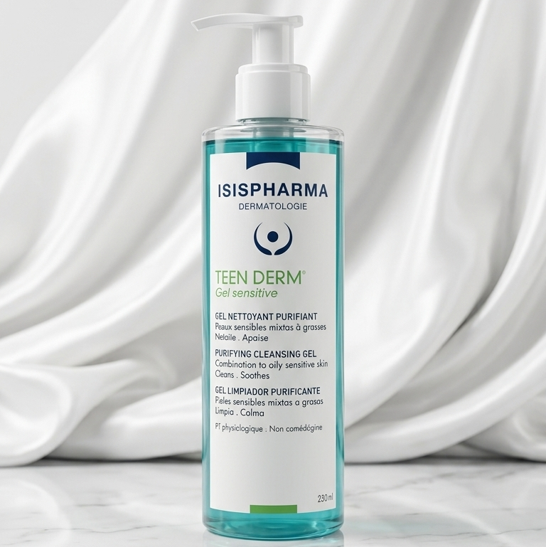 ISIS Pharma Teen Derm 100ml – Gel Nettoyant Apaisant