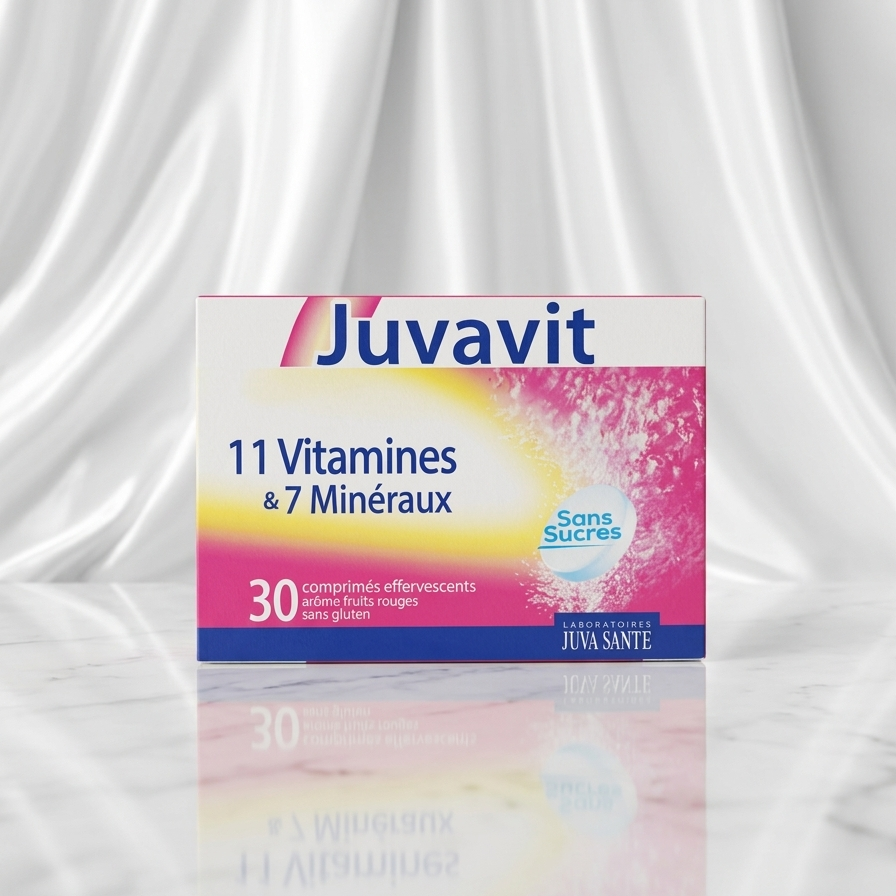 Juvavit Effervescents – 30 Comprimés Vitalité