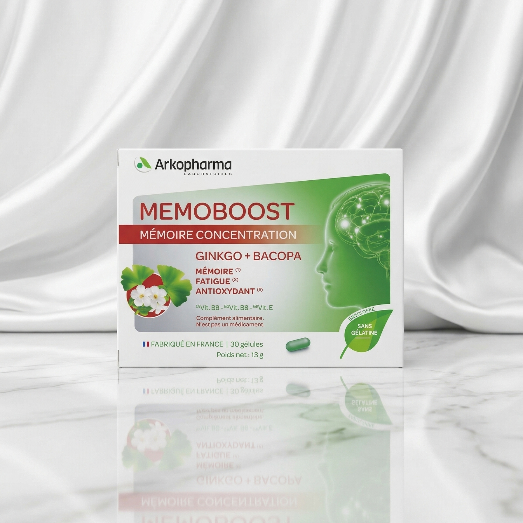 MemoBoost – 30 Gélules Mémoire & Concentration