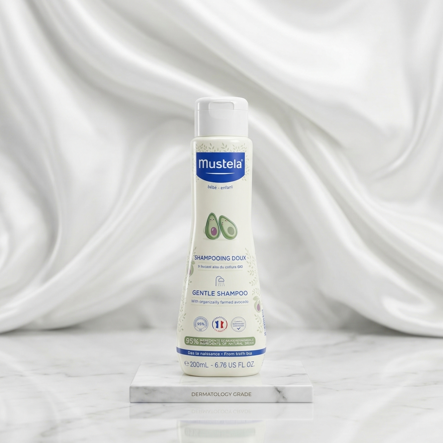 Mustela Shampoing Doux Bébé Avocat Bio 200ml