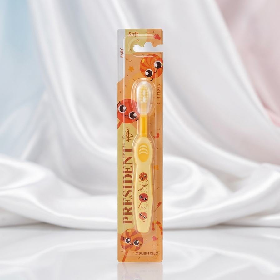 President Baby 0–4 Years – Soft Toothbrush