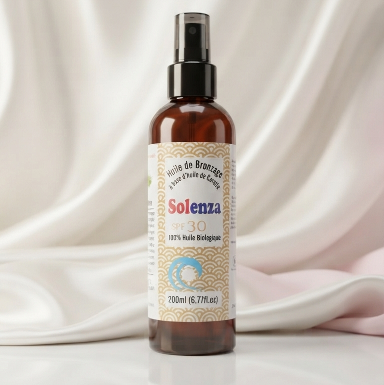 Solenza Huile de Carotte SPF 30 – Bronzage Naturel | 200 ml