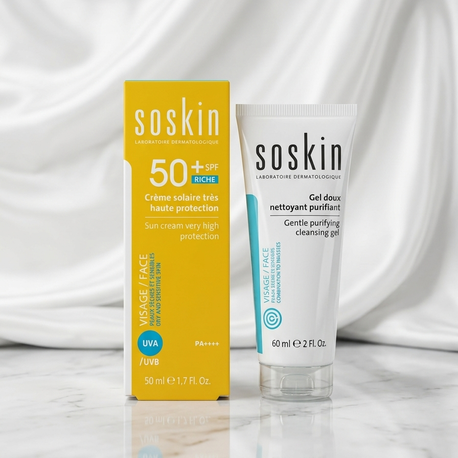 Soskin Sun Protection Pack SPF50+ & Shower Gel