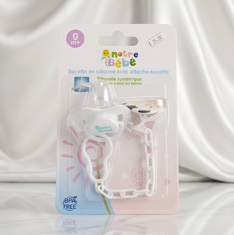 Sucette Silicone BPA Free – Douceur Bébé