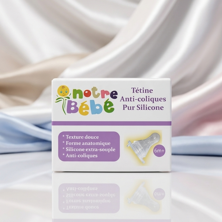 Tétine Silicone Extra Souple 6m+