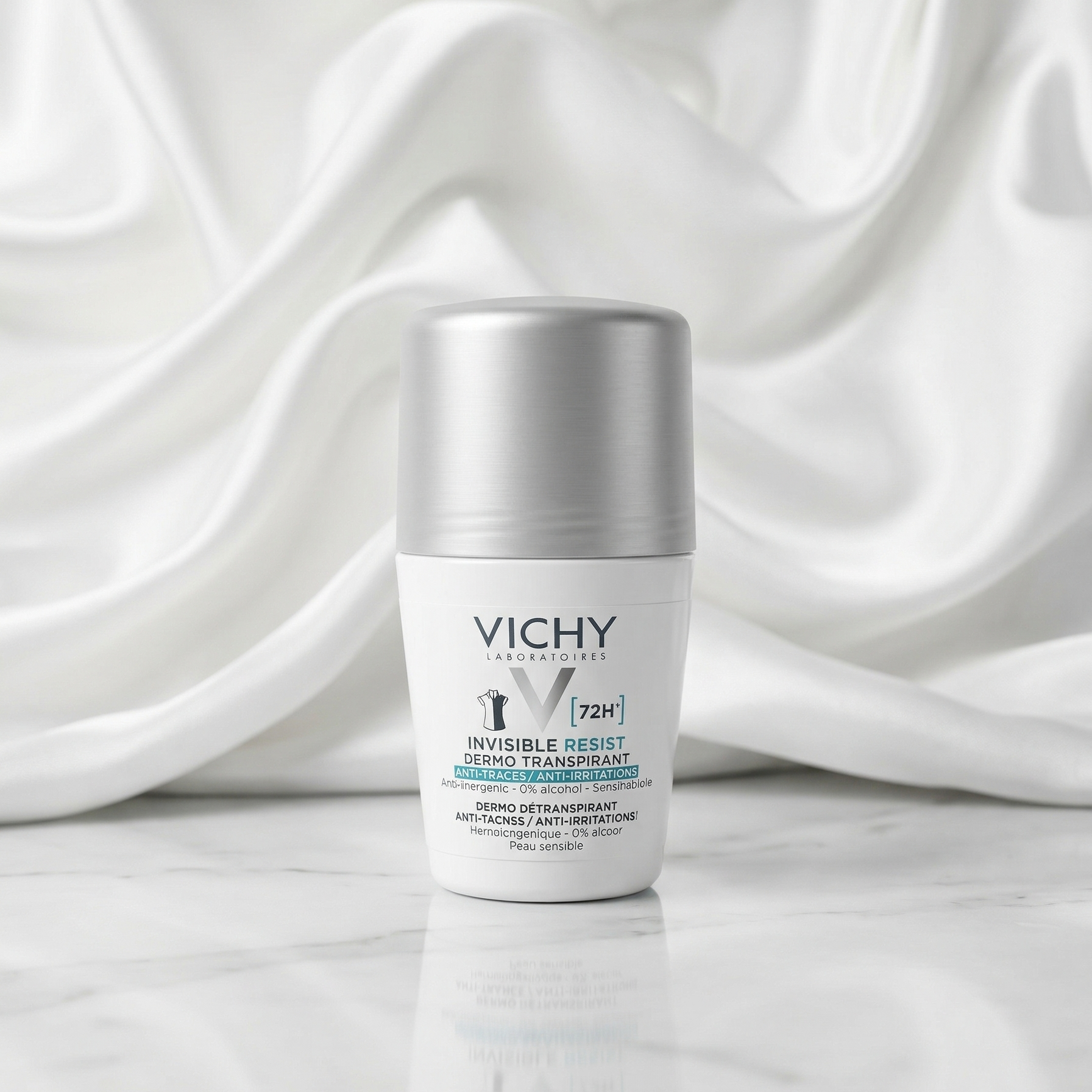 Vichy Déodorant Femme 72h – Invisible & Anti-Traces