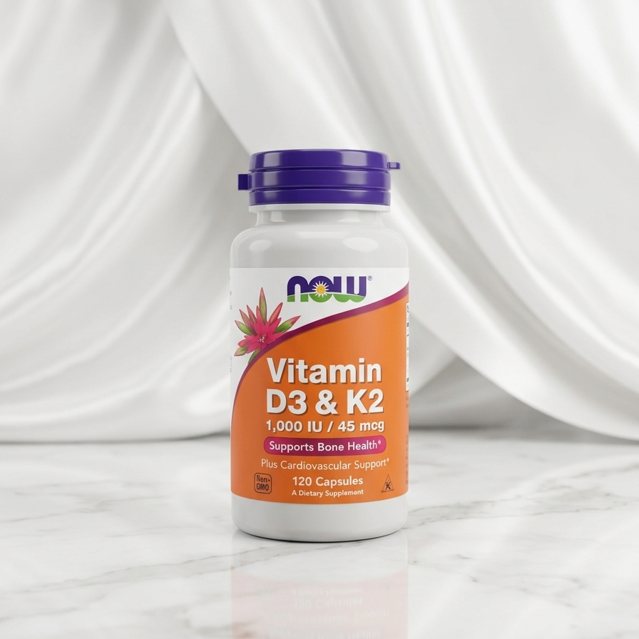 Vitamin D3 & K2 120 veg capsules