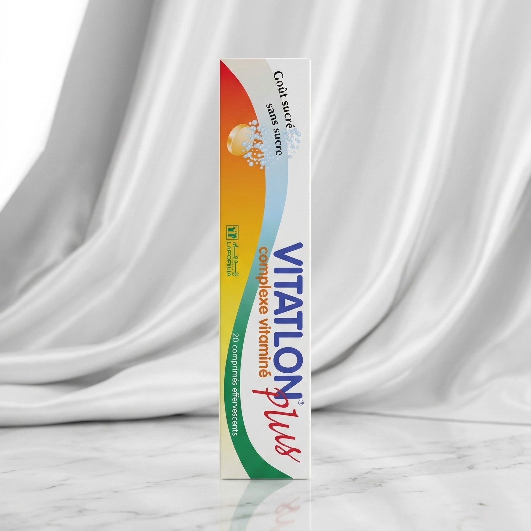 Vitatlon Plus – 20 Comprimés Effervescents Vitalité