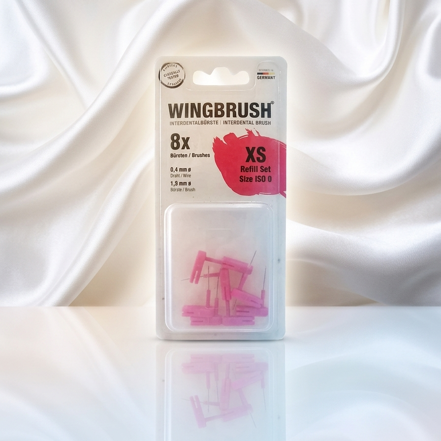 Wingbrush XS ISO 0 – Recharges Brossettes Interdentaires x8